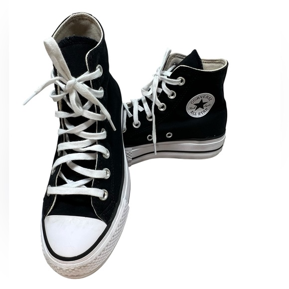 Converse Chuck Taylor All Star High Top Black Sneakers Womens 5 - Picture 1 of 6